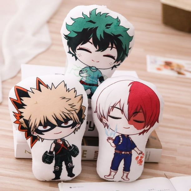 Una cosa Almohada de peluche suave de My Hero Academia Bakugo Katsuki de 138 pulgadas, almohada decorativa lumbar, juguetes de peluche de dibujos animados, lindo juguete de peluch Regalos vacaciones