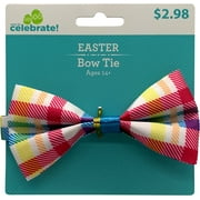Way to Celebrate Plaid Easter Bow Tie, Egg Hunt, Parades, Celebrations,Party.