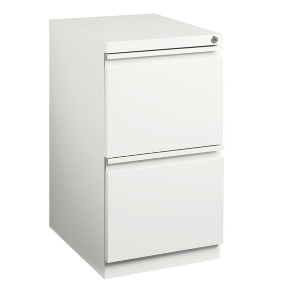 20-inch Deep Mobile Pedestal 2-Drawer File/File Full Width Pull