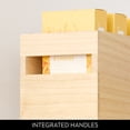 thumbnail image 3 of iDesign Paulownia Wood Cabinet Organizing Bin, 5" L X 10" W X 6.25" H, 3 of 7