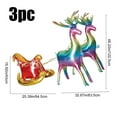 thumbnail image 3 of Iumwxz Christmas Deer Balloons Set of 3 Green Plastic 81x50cm Holiday Decorations for Indoor Outdoor Xmas Party Centerpiece Photo Background Props Durable Lightweight Material for Festive Atmosphere, 3 of 6