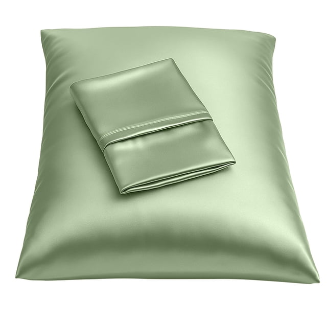 Funda de almohada de satén BLISSFORD para el cuidado del cabello y la piel, paquete de 2