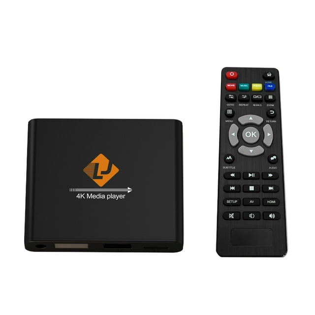 decodificador de TV por Internet X8 4K reproductor de medios digitales Mini TV Box máquina de publicidad TF tarjeta U reproducción de disco H.265/HEVC Loop Play reproducción automática con Control re Irfora decodificador de TV por Internet