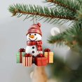 thumbnail image 3 of Clearance Under $1 Christmas Snowman Hanging Ornament Lightweight Flat Acrylic Snowman Christmas Tree Decoration for Car Mirror, 3 of 5