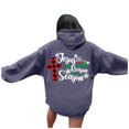 thumbnail image 1 of OJinShaWanO Chandail à Capuchon Surdimensionné Femmes Décontracté à Manches Longues T-Shirts Graphiques Chandails à Capuche Chandails à Enfiler Hauts pour Femmes 3095, 1 of 8