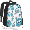 thumbnail image 2 of The Amazing Anime World of Gumball Backpack Large Capacity Leisure Travel Backpack Book Bag Outgoing Daypack 12.5x5.5x16.5 inch, 2 of 9