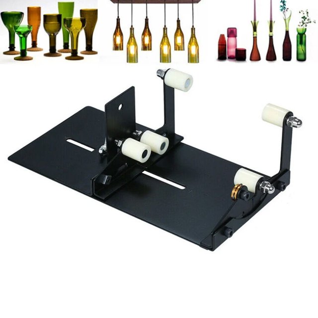 Nueva herramienta cuadrada para cortar botellas de vidrio, cortador de botellas de vino, conjunto de herramientas DIY, herramientas manuales, cabezal de corte de tres hojas