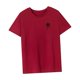 thumbnail image 5 of Camiseta para mujer verano suave clásico cuello redondo camiseta para viaje trabajo playa desplazamientos M, 5 of 7