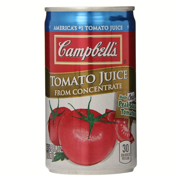Campbell's Tomato Juice from Concentrate 5.5 oz Cans Pack of 48