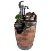 Jeco Glenville Water Pump Cascading Water Fountain