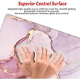 thumbnail image 3 of Desk Pad On Top of Desks-Pink Marble Mouse Pad (No Wrist Rests) for Keyboard and Mouse 31.5" x 15.75" Large Desk Mats XXL Desk for Women Office, 3 of 6