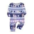 thumbnail image 2 of Matching Halloween Pajamas Set for Whole Family, Breathable Long Sleeve Halloween Family Pajamas with Moon Ghost Pattern, Cozy Family Halloween Pajama Set Sleepwear, 2 of 4