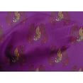 thumbnail image 4 of oneOone Organic Cotton Voile Fabric Leaves|Floral & Peacock Block Printed Craft Fabric BTY 42 Inch Wide, 4 of 4