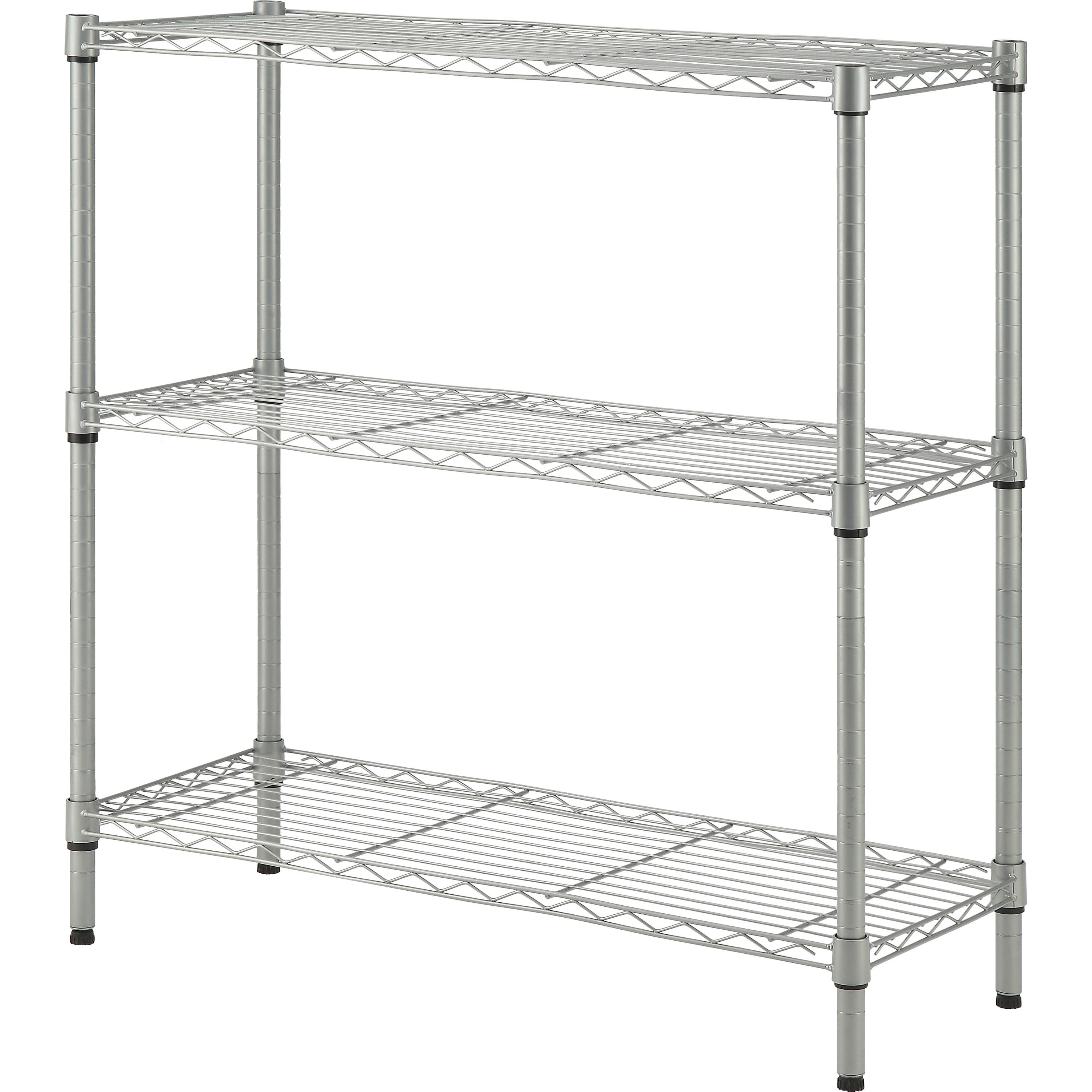 Lorell, LightDuty Wire Shelving, 1 Each, Silver
