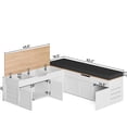 thumbnail image 3 of Advwin L-Shaped Corner Storage Bench with Cushion, Backless Wood Bench with Hidden Storage for Kitchen, Dining Nook, Entryway & Mudroom, Black, 3 of 11