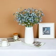 thumbnail image 5 of 10pc Babys Breath Artificial Flowers Gypsophila Real Touch Flowers Fake Bouquet Home Wedding Garden DIY Decor(Blue), 5 of 5