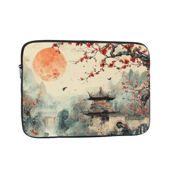 Laptop Case Protect Sleeve Bag Shockproof Protective Notebook Computer Cover 10 inch, Ancient Chinese Chinoiserie Retro