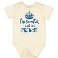 thumbnail image 3 of Inktastic So Cute Prince Boys Baby Bodysuit, 3 of 5