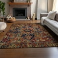 thumbnail image 6 of Addison Rugs Mayfield Washable Traditional Oriental Paprika Rectangle Rug, 5' x 7'6", 6 of 6