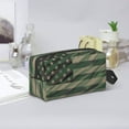 thumbnail image 7 of Honeii Jungle Green Camo USA Flag Print Multi-Purpose Storage Bag,Hanging Dopp Kit,Small Toiletry Bag for Traveling for Toiletries, Makeup, and Small Essentials, 7 of 7