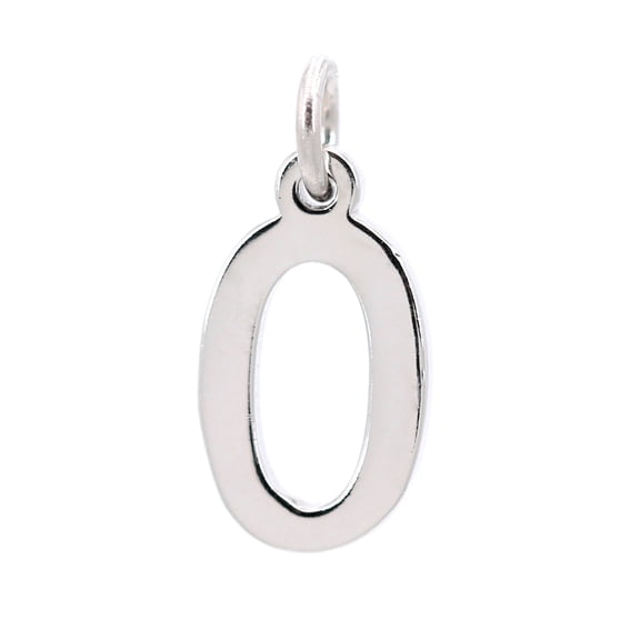 Bead Landing Sterling Silver Number Charms - .925 Nickel-Free Silver Charms for Personalized Jewelry, Bracelets & Gifts, 12 Pack