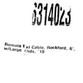 thumbnail image 4 of Rockford Fosgate Boat Remote Extension Cable RFX6 | 6 FT Black, 4 of 4