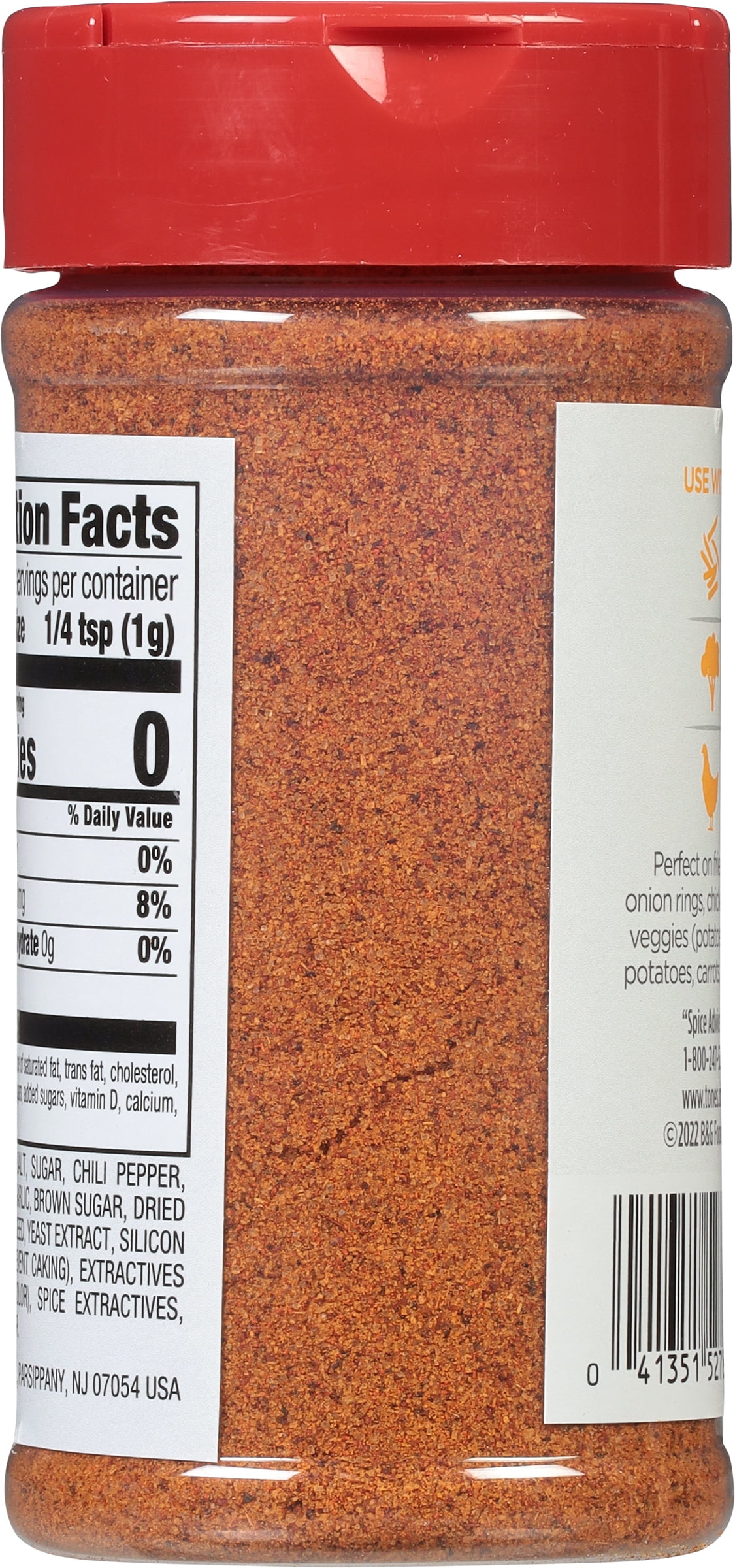 Tone's Fry Day French Fry Seasoning Blend, Kosher, 6.5 oz