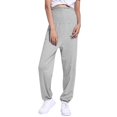 thumbnail image 1 of Pantalones nuevos de mujer de color liso, cintura alta y pierna ancha, con bolsillos profundos, para un uso versátil., 1 of 6