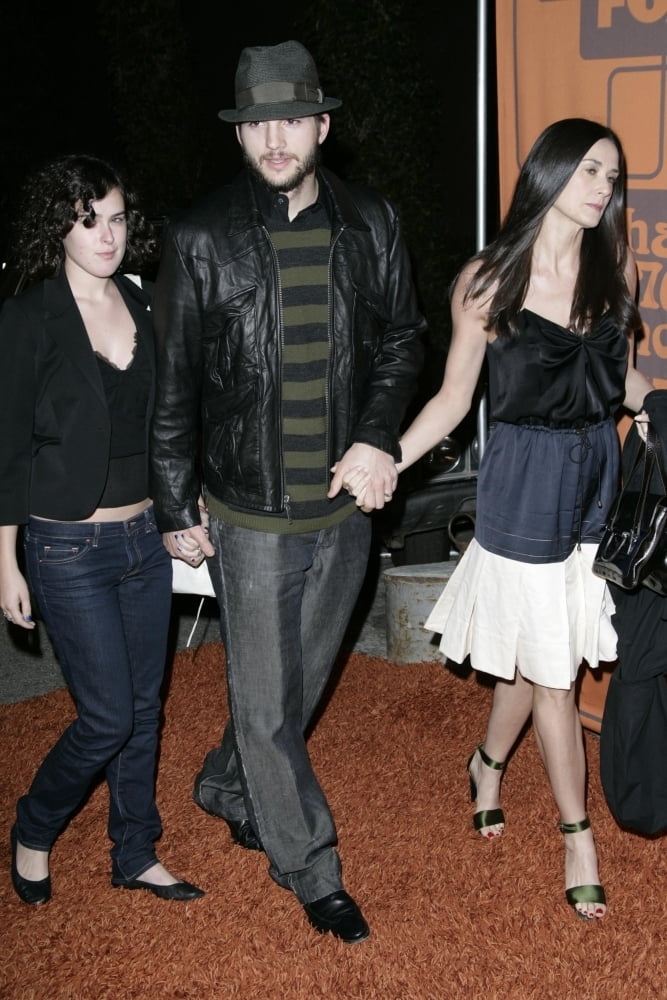 Rumer Willis, Ashton Kutcher, Demi Moore At Arrivals For That '70S Show Series Finale Party