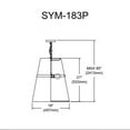 thumbnail image 3 of SYM-183P-PC-WH Dainolite Symphony - 3 Light Pendant-Matte White Finish    -Traditional Installation, 3 of 15