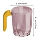 thumbnail image 3 of Cepillo de dientes y taza de enjuague bucal | Vaso de enjuague de baño de plástico duradero Blanco, Verde, Rosa, Gris | 10,5x8,5cm | Fácil de limpiar, diseño engrosado, uso múltiple, 3 of 6