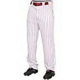 thumbnail image 3 of Rawlings Adult Semi-Relaxed Pinstripe Pant | White/Scarlet | MED, 3 of 3