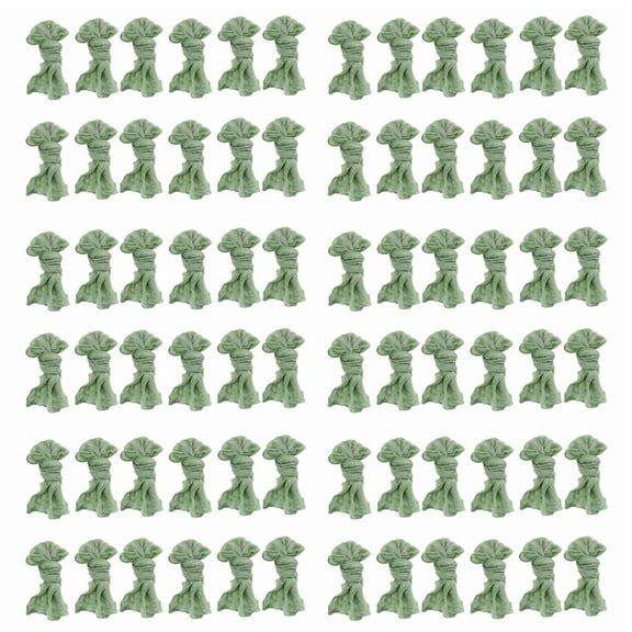 Gauze Cheesecloth Napkins Wrinkled Dinner Napkins Table Napkins Decorative Cloth Napkins (Green, 72 Packs)
