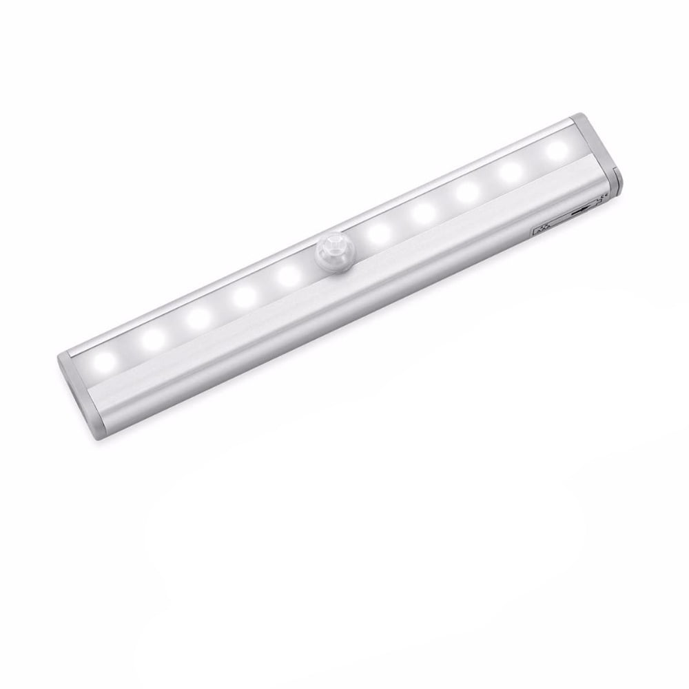 Battery Operated LED Drawer Under Cabinet Light with PIR Sensor Kitchen Cupboard 