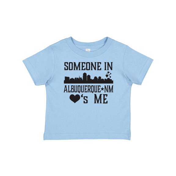 Inktastic Albuquerque New Mexico Someone Loves Me Skyline Boys or Girls Baby T-Shirt