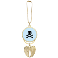 thumbnail image 1 of Summer Sail Priate Danger l Pixel Car Keychain Angel Wing Pendant, 1 of 4