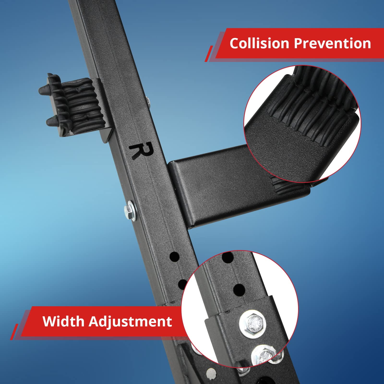 Door Storage Rack - Removable Cart Door Bracket Sliding Bracket Suitable Compatible with 1987-2024 Jeep Wrangler TJ YJ JK JL and GladiatorJT 2/4 Doors