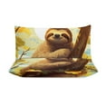thumbnail image 4 of Sloth Bedding Sets Twin Duvet Cover 3 Piece Cute Bed Set for Boys Girls Kid, 4 of 6