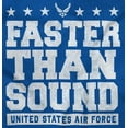 thumbnail image 2 of US Air Force USAF Faster Than Sound Romper Boys or Girls Infant Baby Brisco Brands 6M, 2 of 7