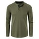 thumbnail image 2 of pstuiky camisetas de manga larga para hombre, Camisa informal de manga larga con cuello alto y botones de invierno para hombre camisetas de hombre xl, 2 of 4