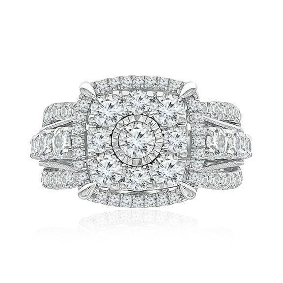 10kw 3.00cttw Multi Top Natural Diamond Ring