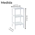 thumbnail image 4 of Mueble Anaquel Estante 3 Niveles Blanco, Mdf ELLEGANCE HOUSEWARE SS34294, 4 of 4
