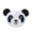Black, variant on jiaroswwei Dog Chew Toy Bite Resistant Relieve Boredom Emotion Comfort Built-in Sounder Animal Plush Toy for Entertainment