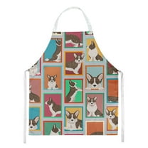 Lots of Brindle Cardigan Corgi Apron 27 in x 30 in