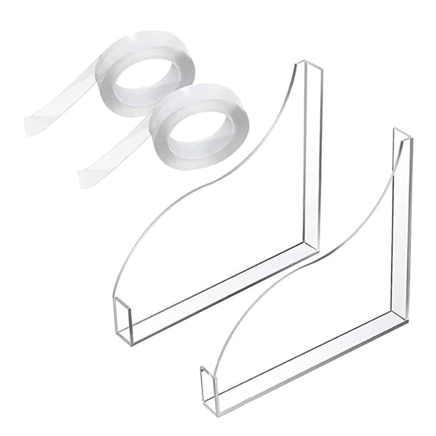 2 piezas multifuncionales para bañera, protector contra salpicaduras de agua, organizador para fregadero, mantener limpio, transparente con cinta, Gloria Deflector de bañera de fregadero