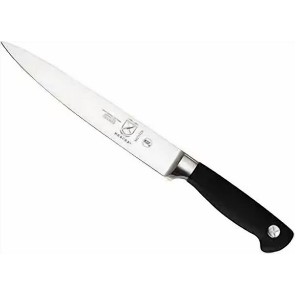 Mercer Culinary Genesis 8-Inch Steel Carving Knife,Black