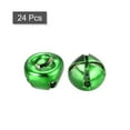 thumbnail image 3 of Jingle Bells, 3/8"(10mm) 24 Pack Small Bells for Crafts DIY Christmas, Green, 3 of 5