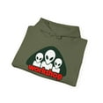thumbnail image 3 of Alien Workshop 3 Aliens Black Retro Skateboarding Hoodie Design - L / Military Green, 3 of 4