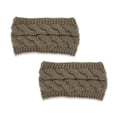 thumbnail image 1 of Sonducket Diadema de invierno para mujer, orejeras de ganchillo, motocicleta para mujer, color negro Accesorio para el cabello Caqui Sonducket AP009482-07B, 1 of 6