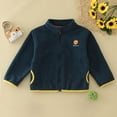 thumbnail image 2 of Vedolay Baby Boys Coat Hooded Kids Warm Windproof Toddler Coat Navy,L, 2 of 4